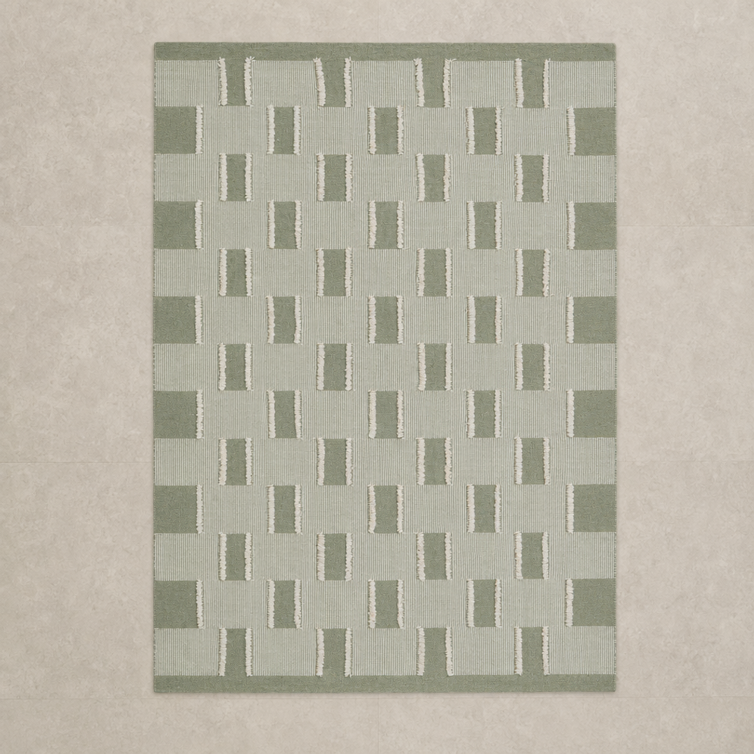 Latticework Rug — Handwoven Wool Rug