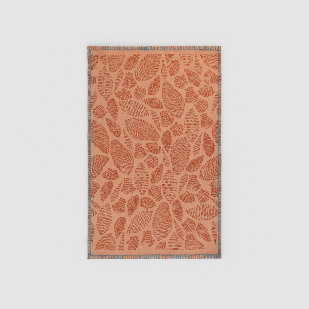 Shells Rug — Hand-Woven Cotton Kilim